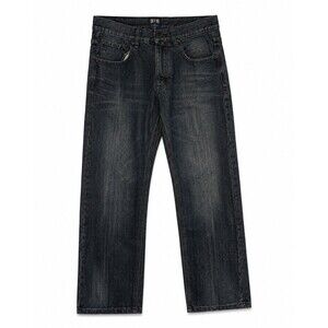 F.u.s.a.i. Men’s Blue Jeans 40x32 Straight Leg Denim Pants